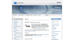 Desktop Screenshot of lesefutter.ch